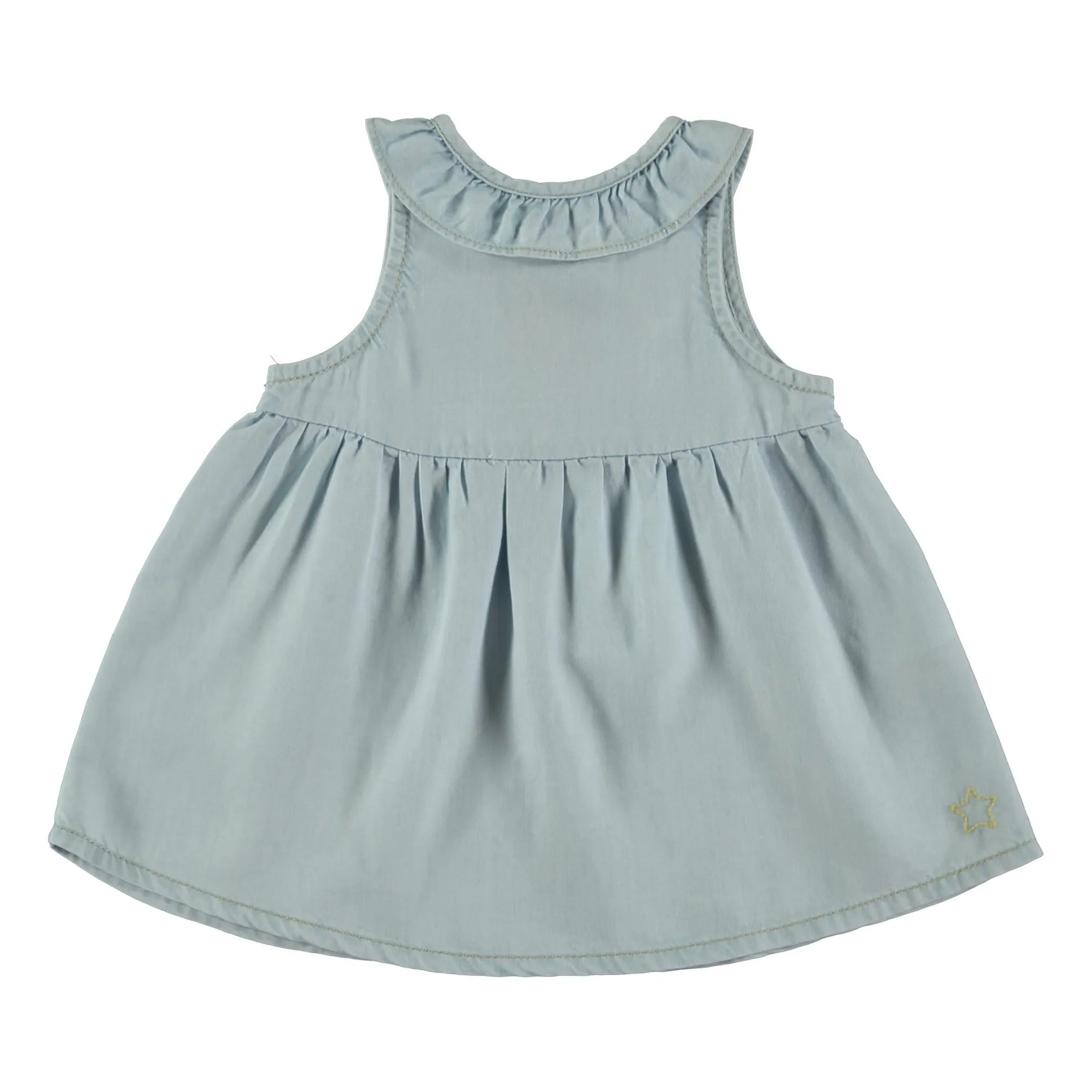 Tocoto Vintage Light Blue Baby Lyocell Dress