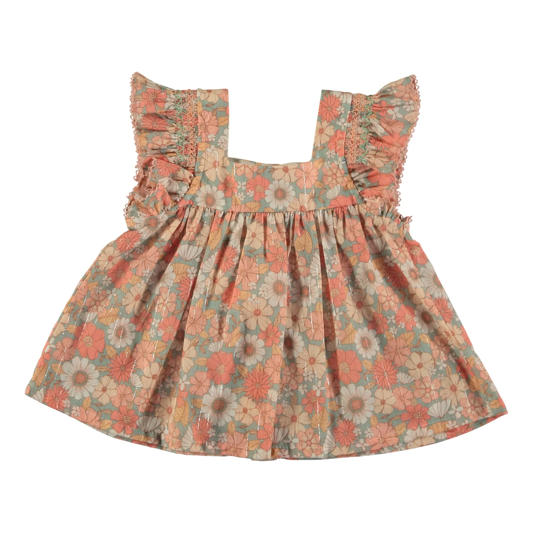 Tocoto Vintage Pink Flower Top