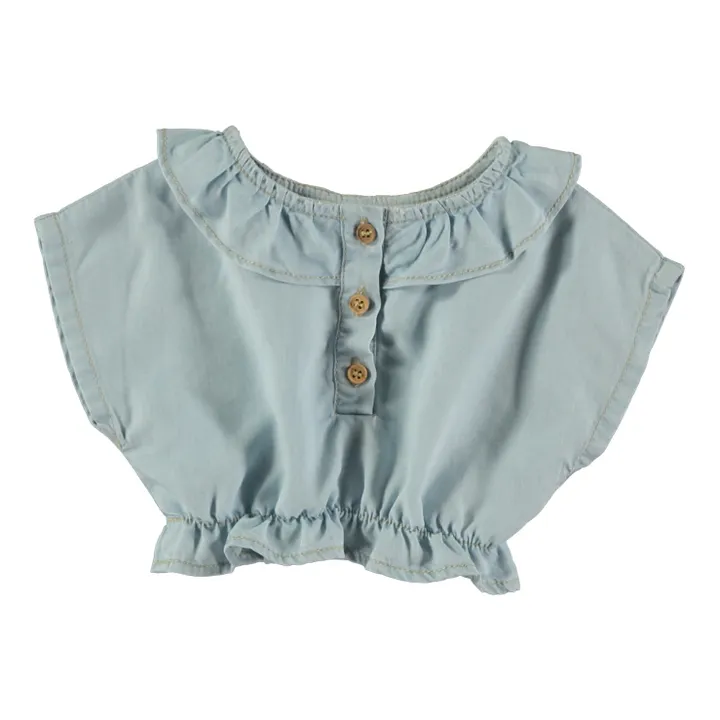 Blusa Lyocell | Azul Cielo- Imagen del producto n°0