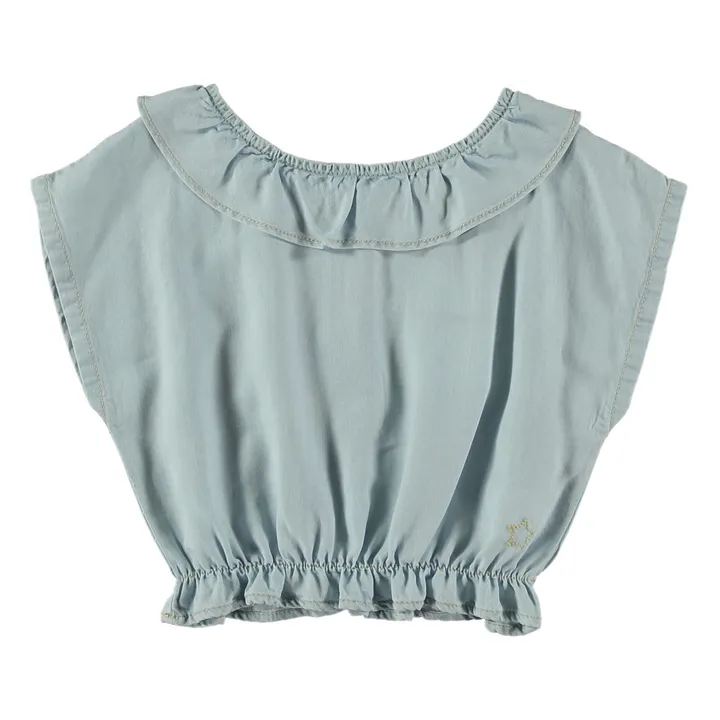 Blusa Lyocell | Azul Cielo- Imagen del producto n°1