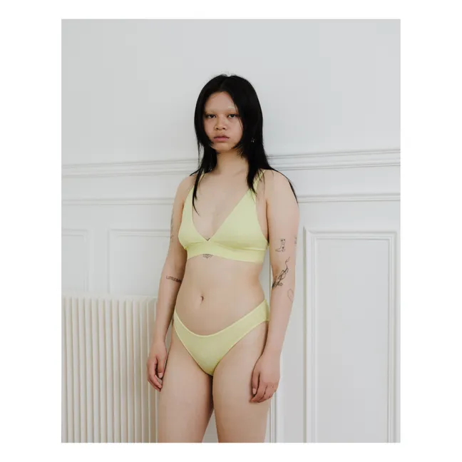 Bamboo Lyocell Bell Brief | Pale yellow