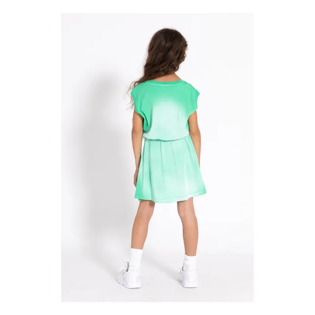 Roobie Tie & Dye dress | Green