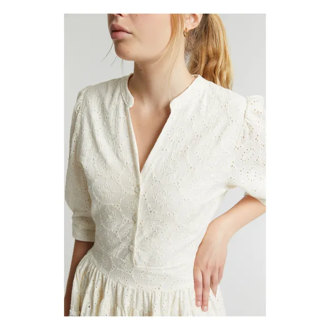 Abito Planet Broderie Anglaise | Ecru