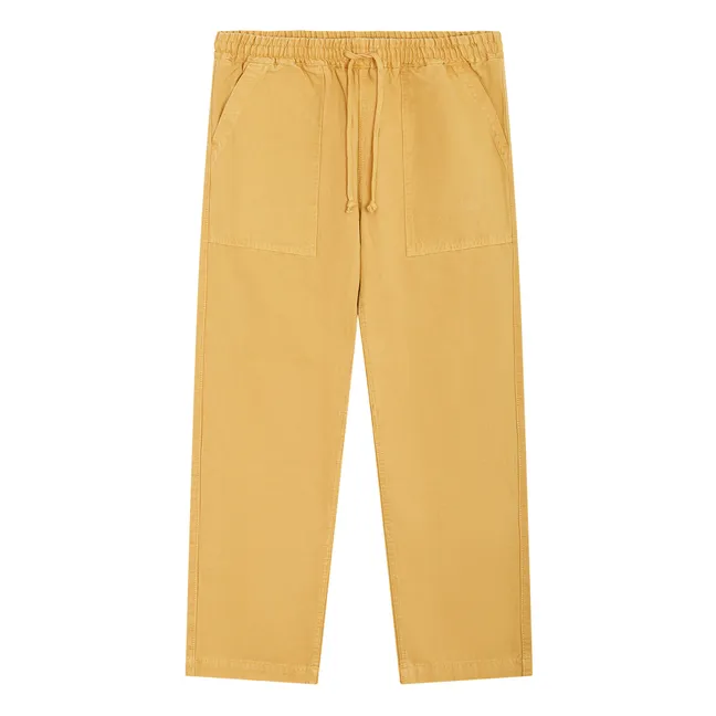 Pantalones de cocinero de lona clásicos | Camel