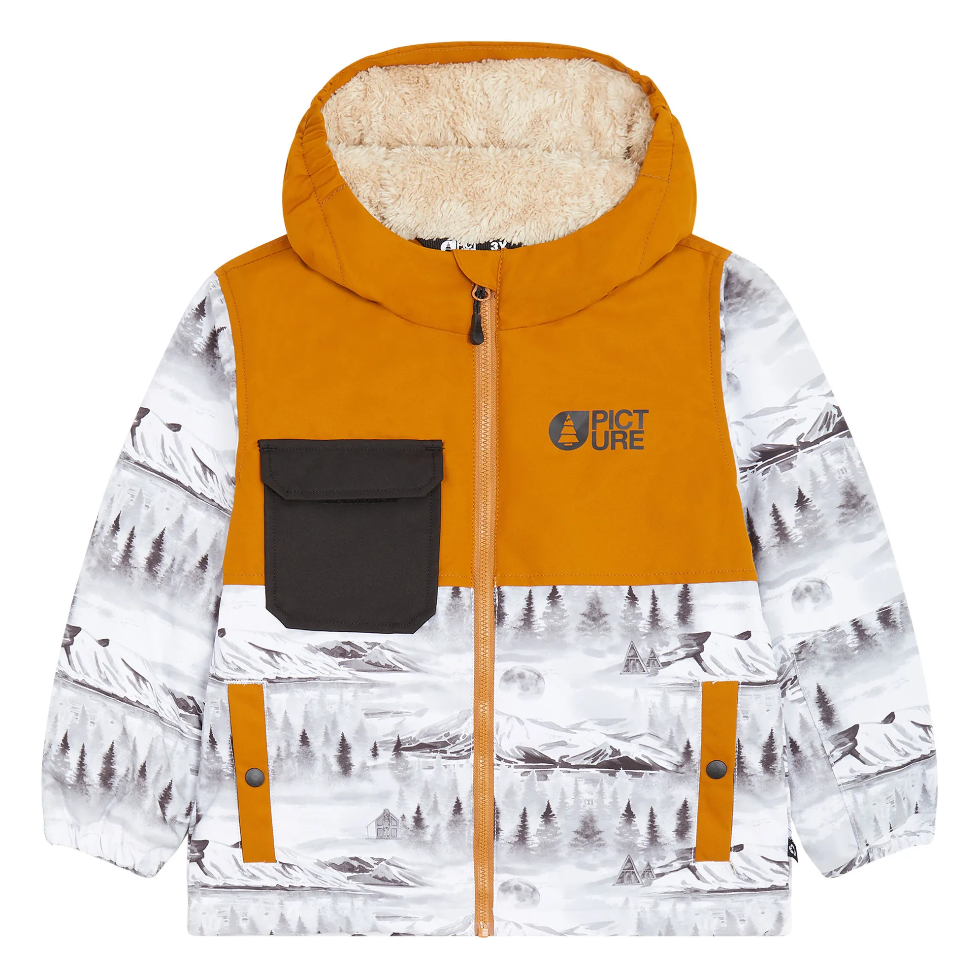 Picture White Snowy Recycled Ski Jacket