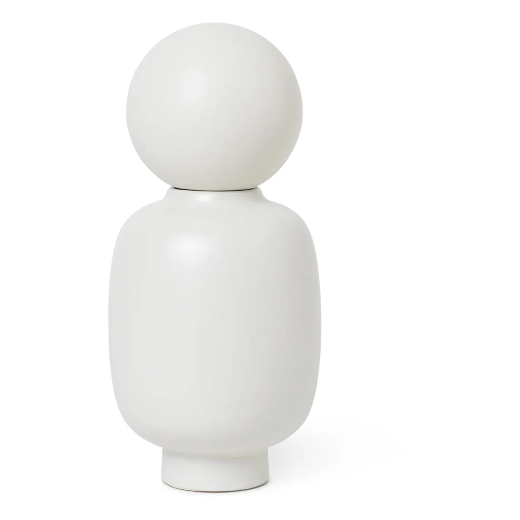 Ferm Living White Muse Talia Ceramic Vase