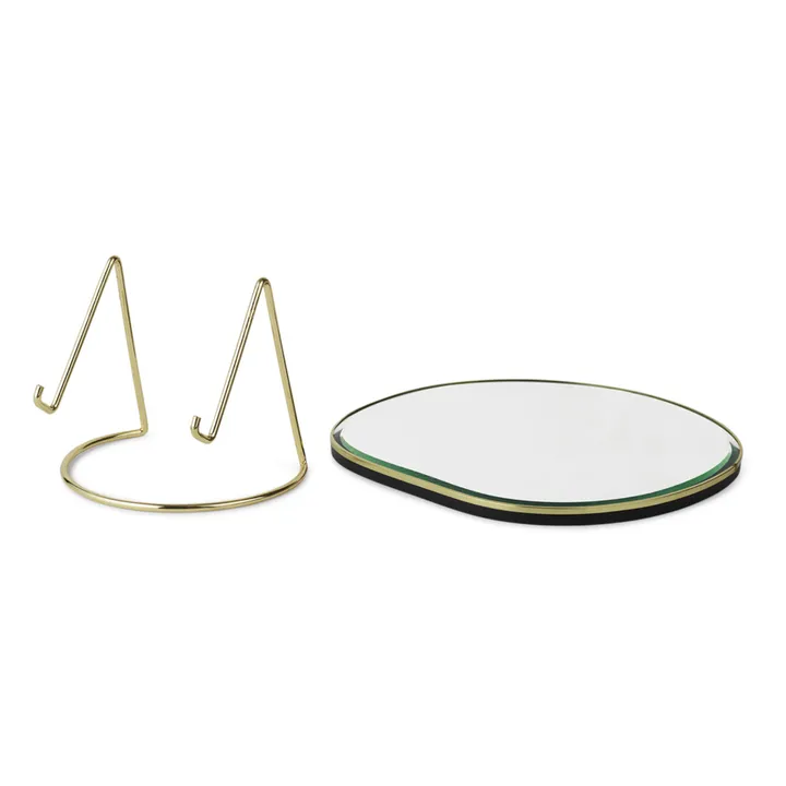 Pond Table Mirror | Gold- Product image n°2