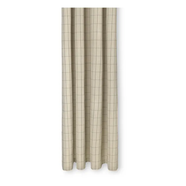 Chambray Shower Curtain | Beige