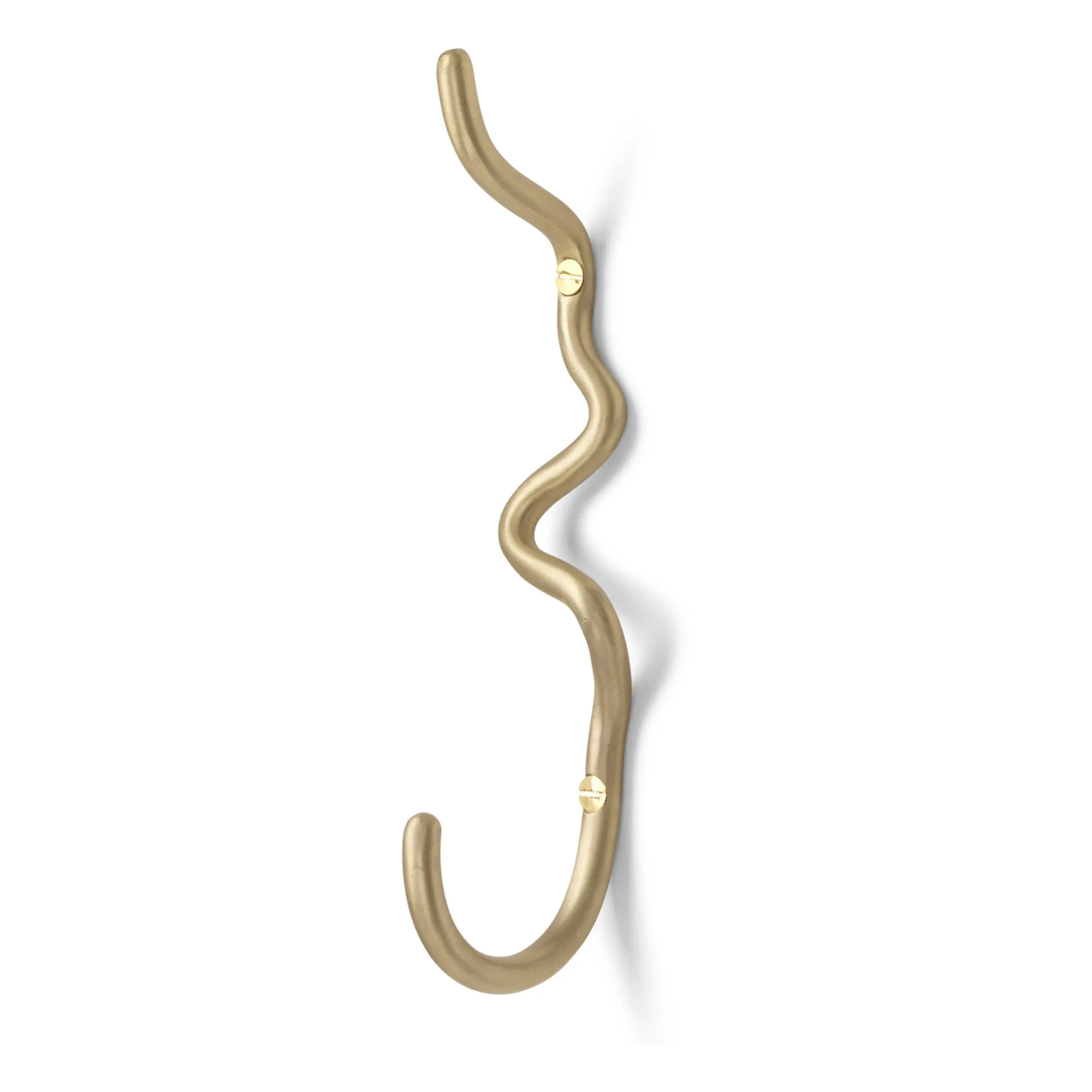 Ferm Living Brass Curvature Coat Hook