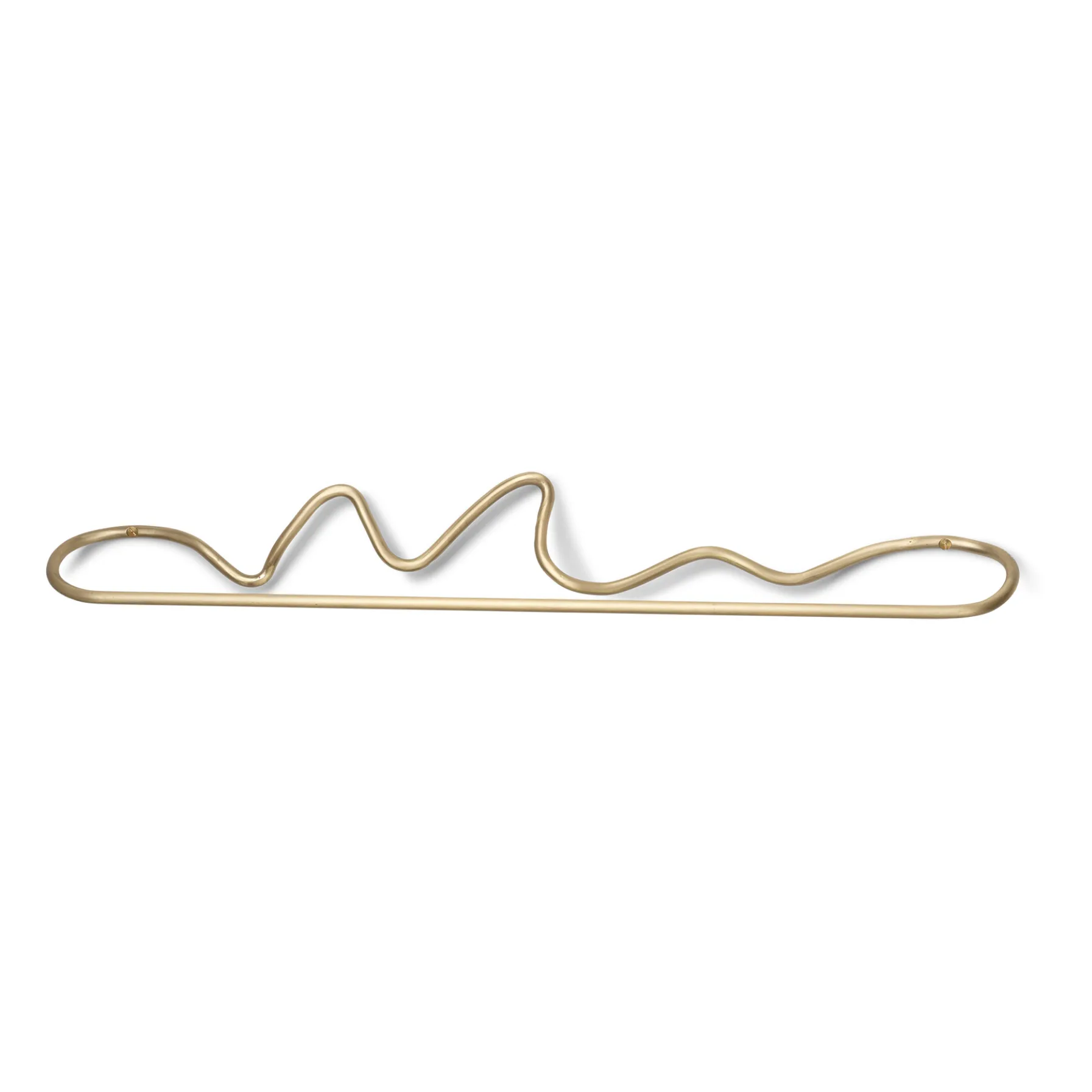 Ferm Living Brass Curvature Towel Rack