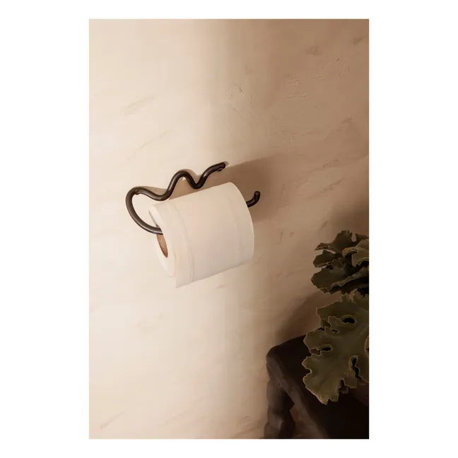Curvature Toilet Roll Holder | Black