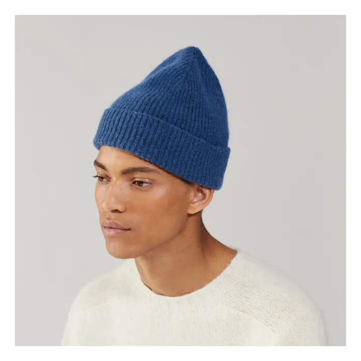 Le Bonnet Amsterdam - Wool and Angora hat - Blue