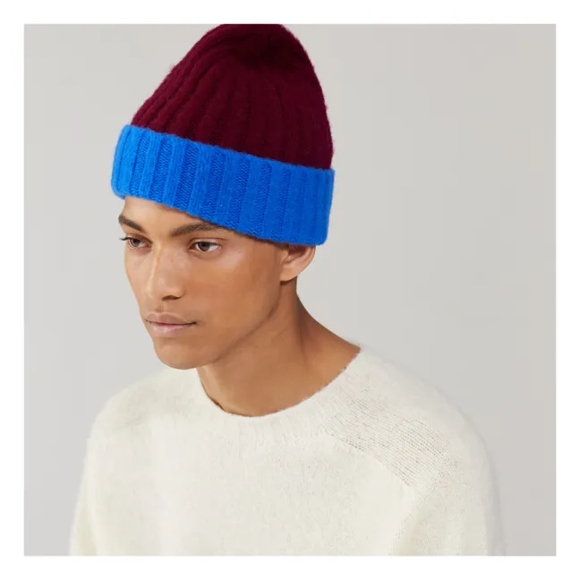 Wool hat | Burgundy