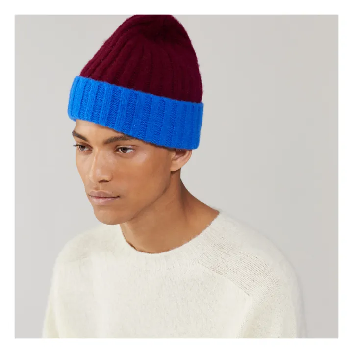 Wool hat | Burgundy- Product image n°1