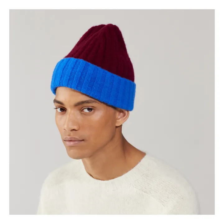 Wool hat | Burgundy- Product image n°2