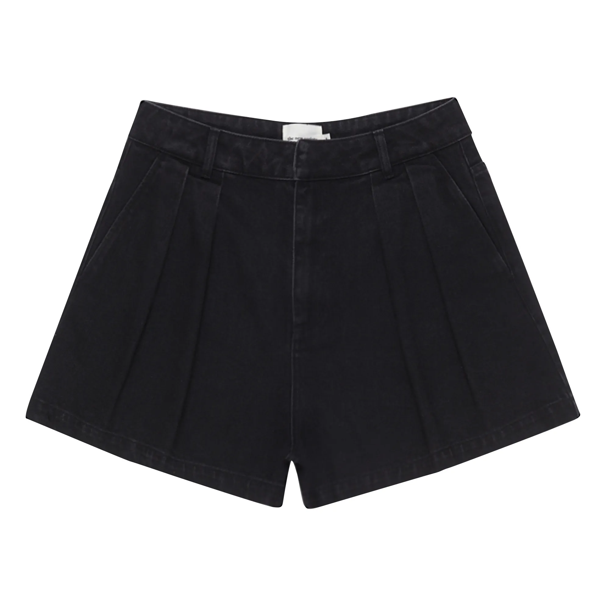 The New Society Women's Black Woodland Jean Shorts - Collection