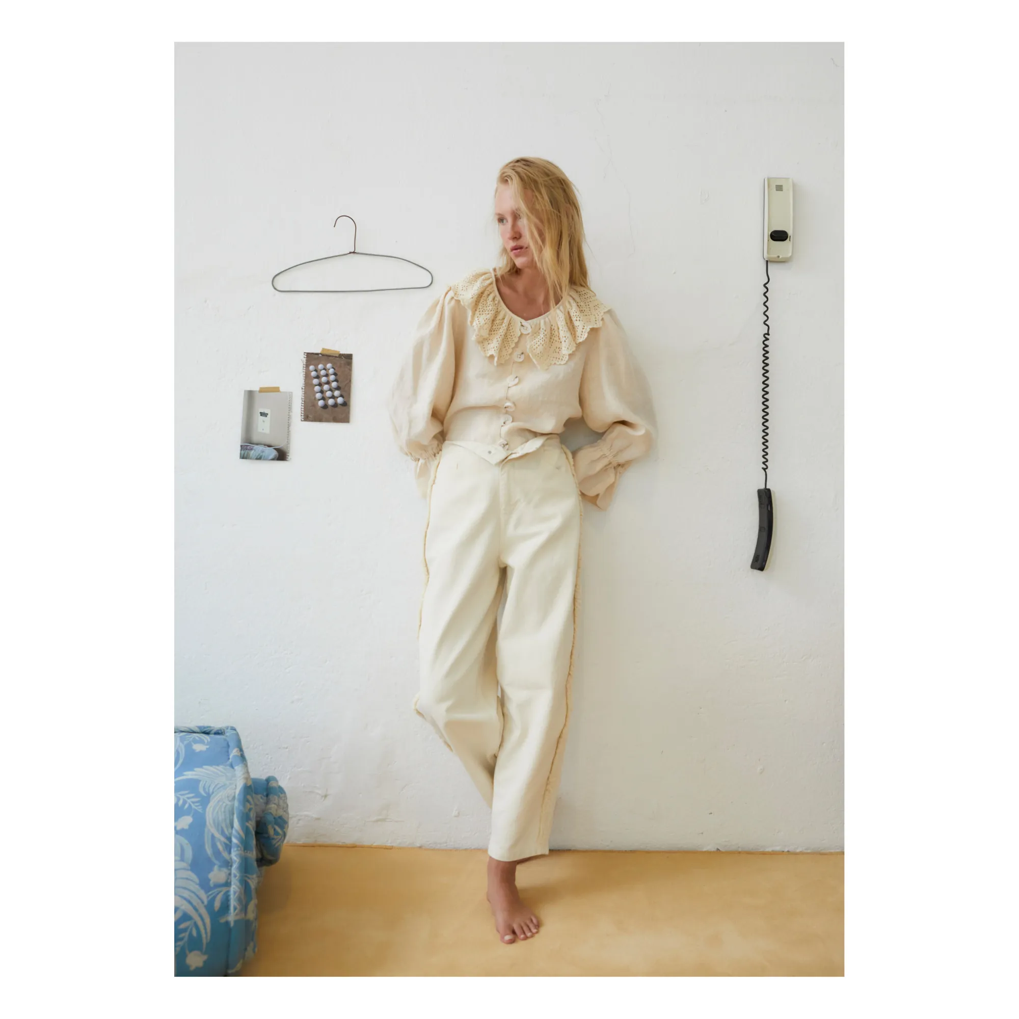 The New Society Women's Natural Lake Linen Blouse - Collection