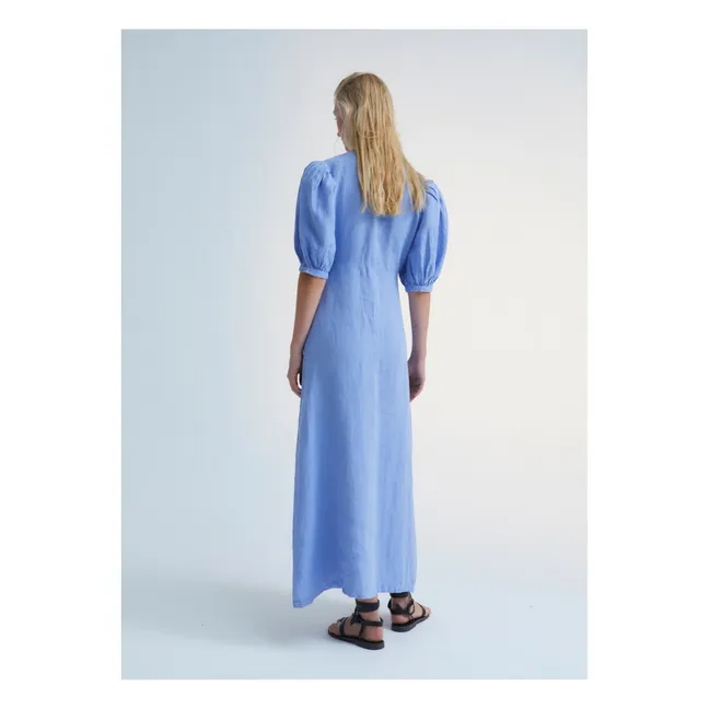 Kleid Vermont Leinen - Damenkollektion | Blau