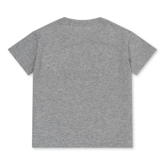T-Shirt Famo Bio-Baumwolle | Grau Meliert