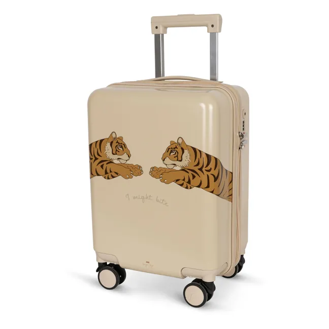 Tiger suitcase | Beige