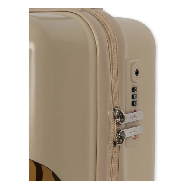 Tiger suitcase | Beige