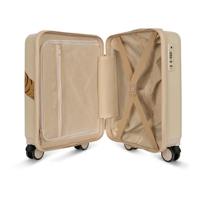 Tiger suitcase | Beige