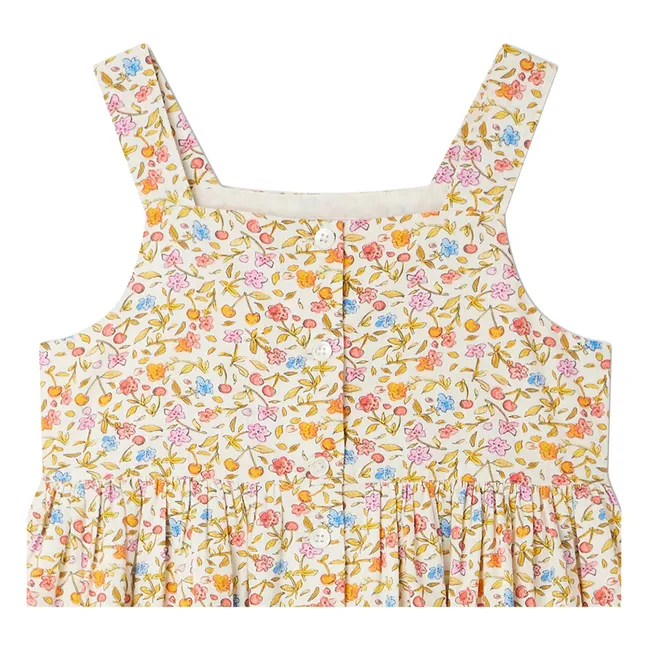 Laly floral dress | Apricot