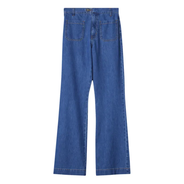 Jeans Gloria in cotone riciclato | Blu