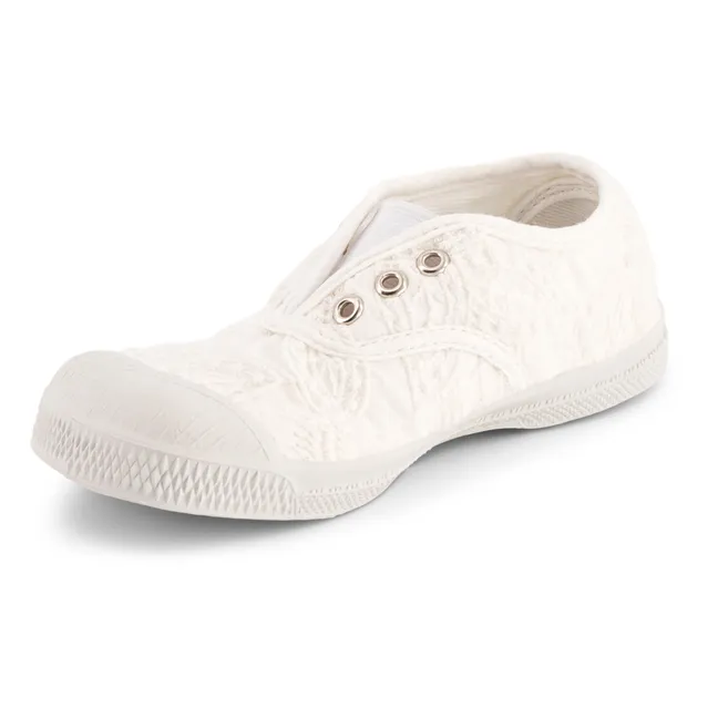 Tennis Elly Broderie Anglaise | White