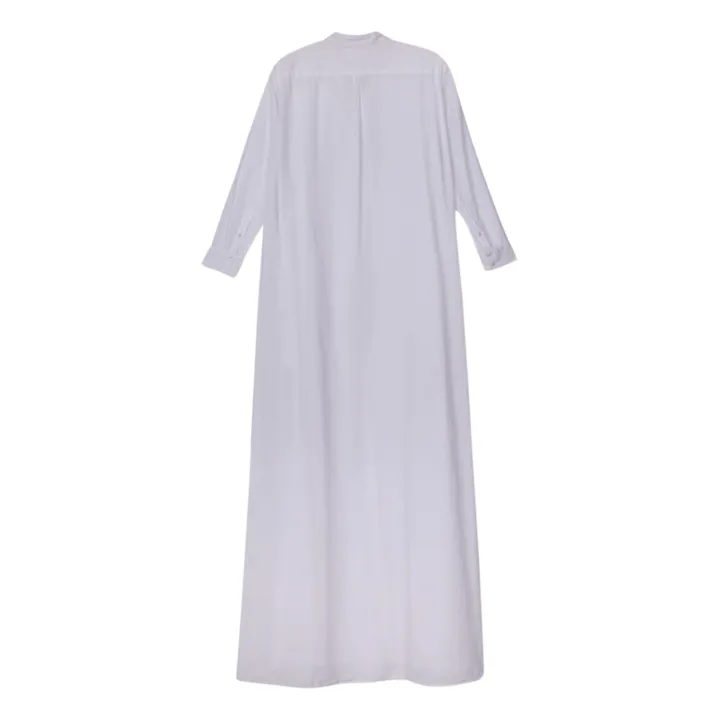 Robe Boden Popeline de Coton | Blanc- Image produit n°1