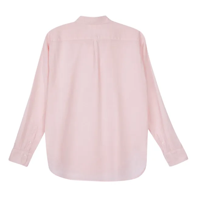 Beau Popeline de Coton shirt | Candy pink