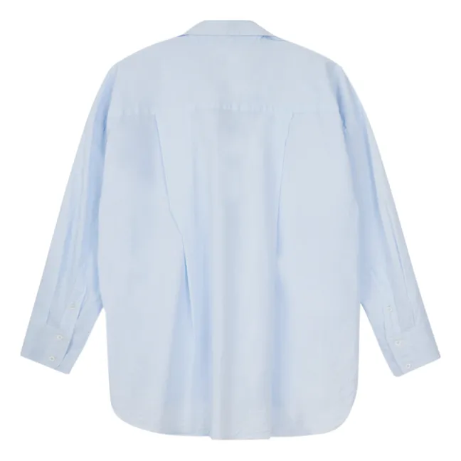 Camicia Sydney in popeline di cotone | Azzurro