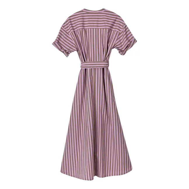 Liora Stripes Dress | Pink