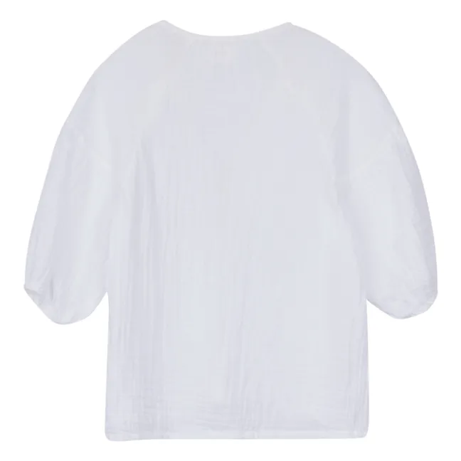 Felicity blouse Cotton gauze | White