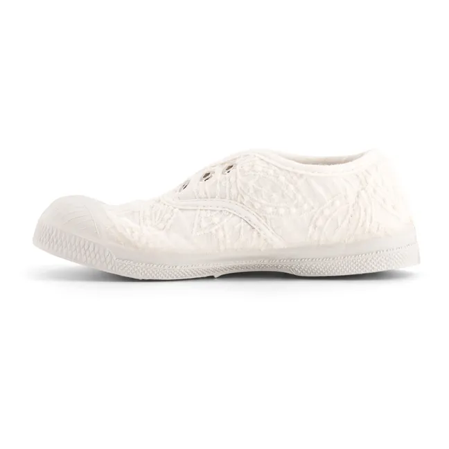 Tennis Elly Broderie Anglaise | Bianco
