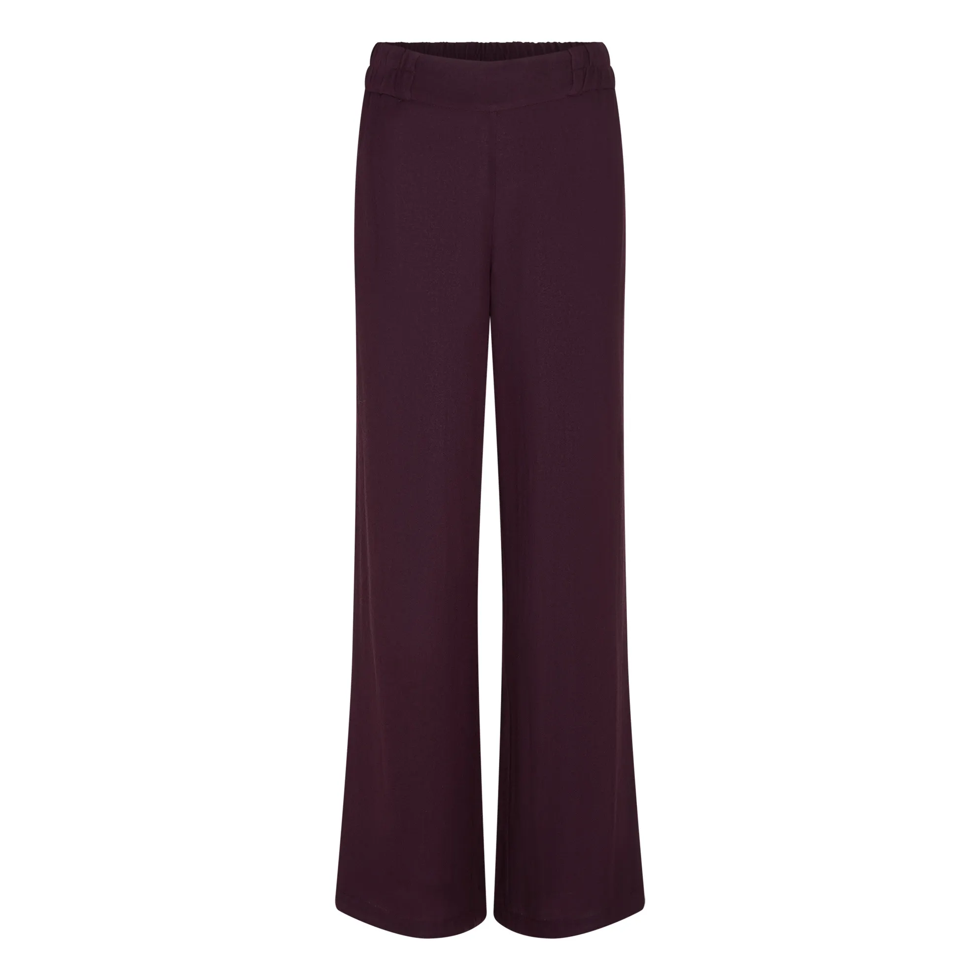 Momoni Lie De Vin Baccarat Wool Double Gauze Trousers