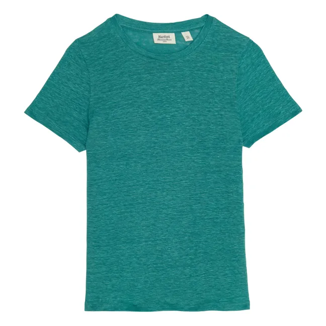 T-shirt Terena Lin | Turquoise