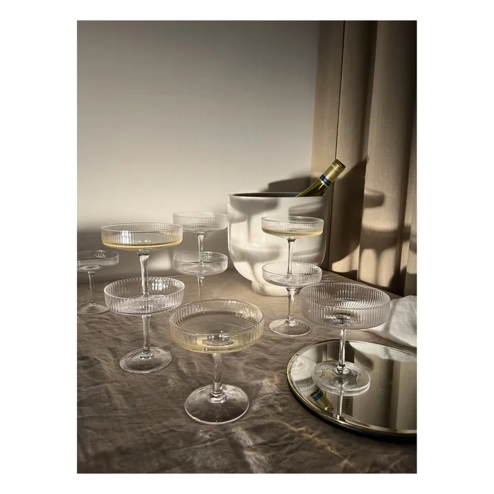Copa de champagne Ripple - Set de 2- Imagen del producto n°4