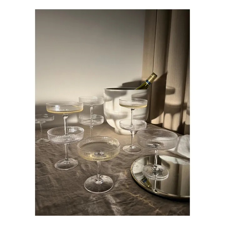 Coupes à champagne Ripple - Set de 2- Image produit n°4