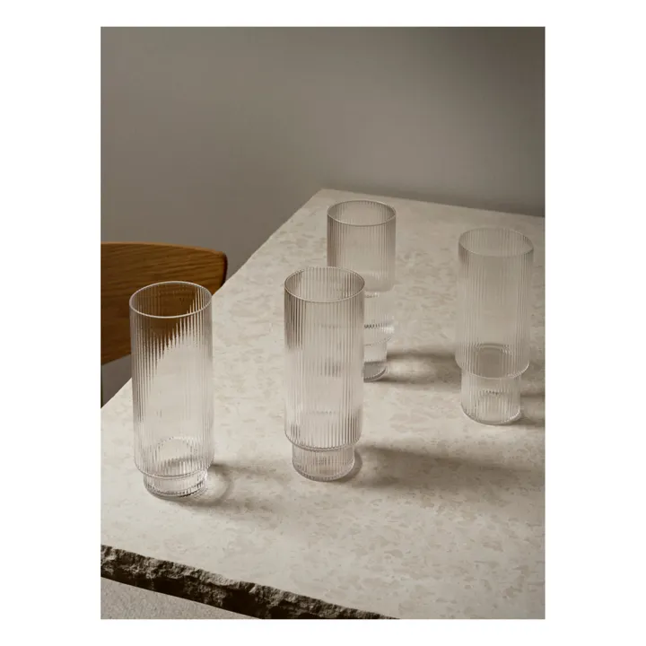 Ripple long glasses - Set of 4- Product image n°1