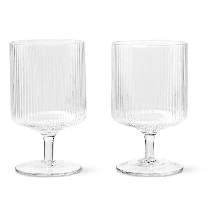 Ripple Wine Glasses - Set of 2- Product image n°0