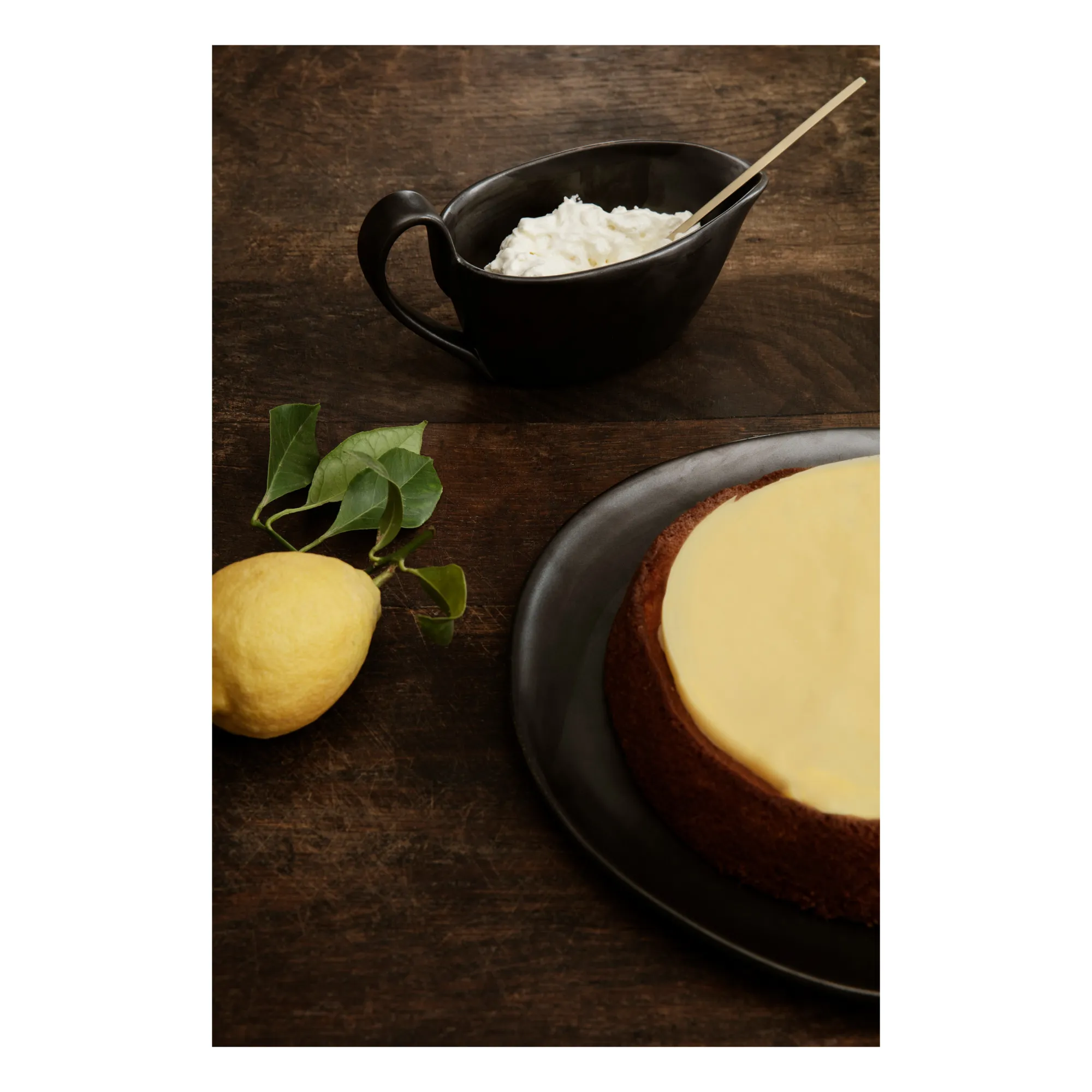 Assiette Flow  | Noir- Image produit n°1