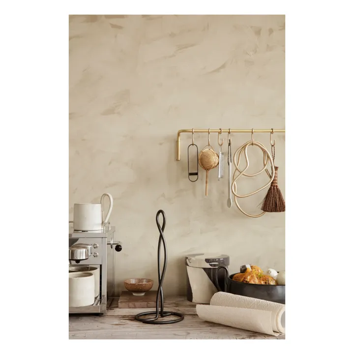 Portarrollos de papel de cocina Curvature | Negro- Imagen del producto n°2