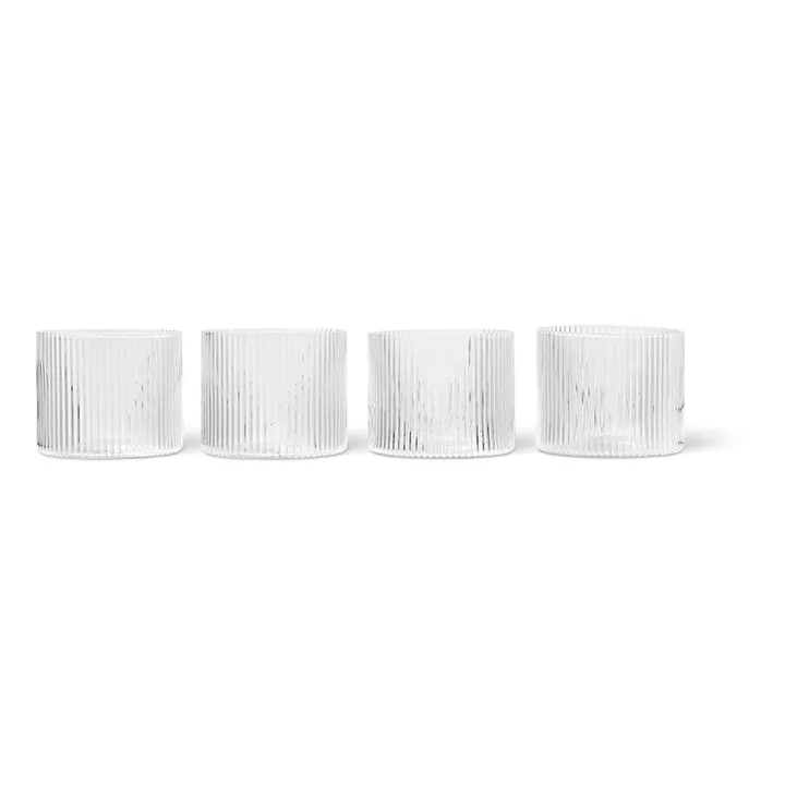Ripple Low Glass - Set of 4- Product image n°0