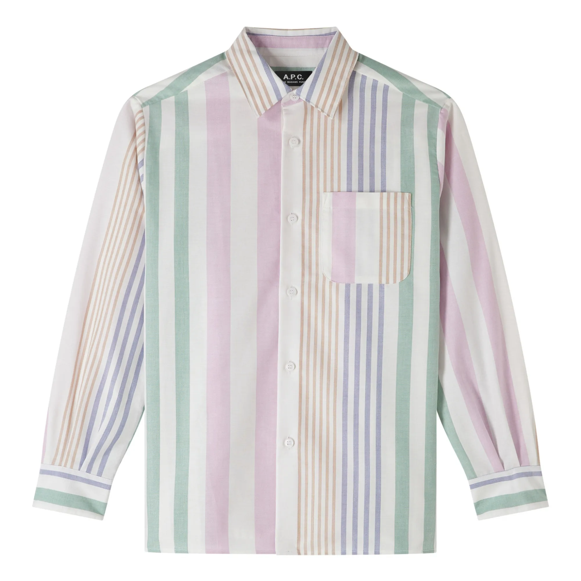 A.p.c. Pink Sela Organic Cotton Shirt