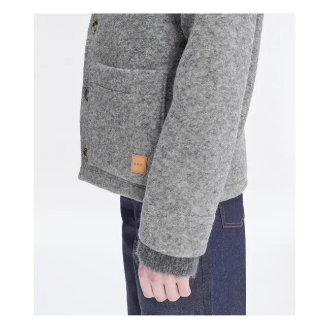 Thais Wool Jacket | Light grey