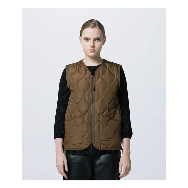 Military Quilted Vest | Camel