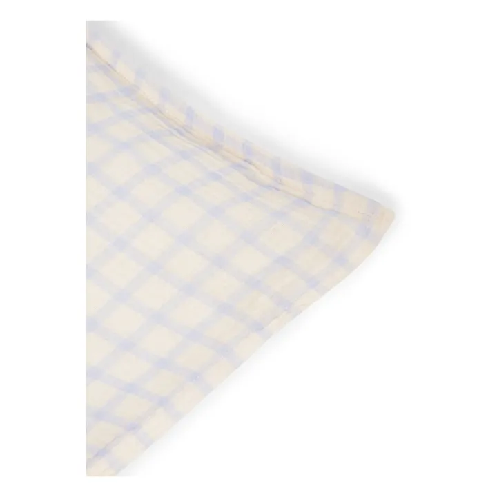 Funda de almohada Gingham Sky | Azul Cielo- Imagen del producto n°4