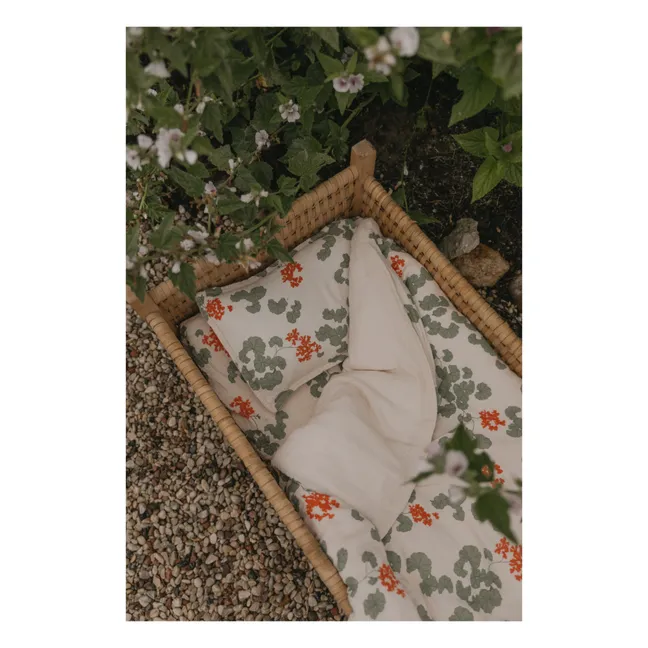Juego de cama Pelargonium | Verde