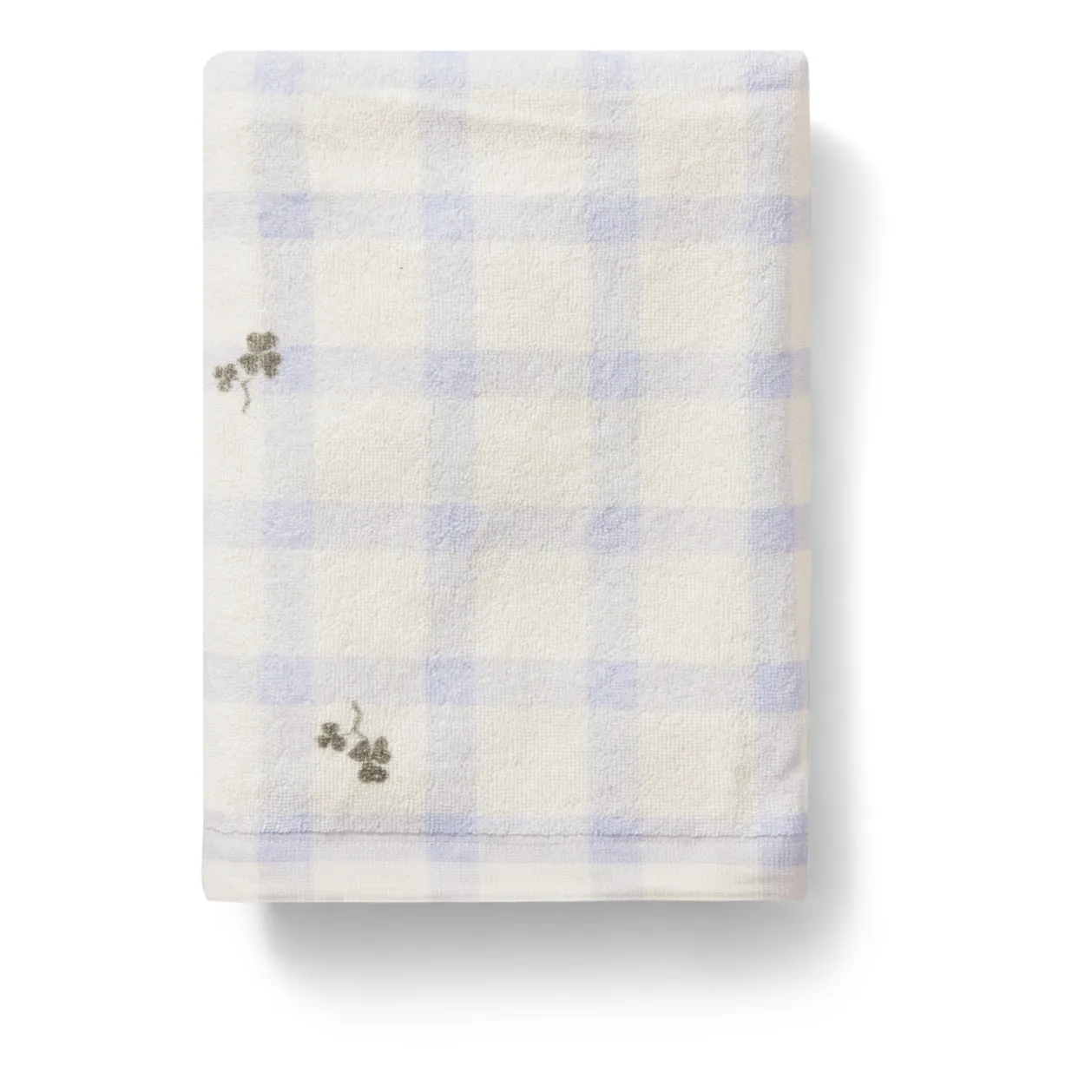 Serviette de bain Gingham Sorrel | Bleu ciel- Image produit n°0